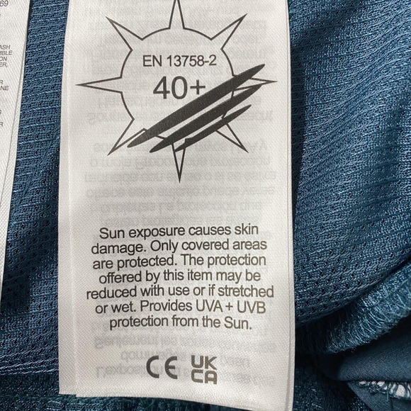 NWT Columbia Pants Womens 8 Blue Convertible Hiking Cargo UPF 40+ Stretch Trail - Picture 11 of 16